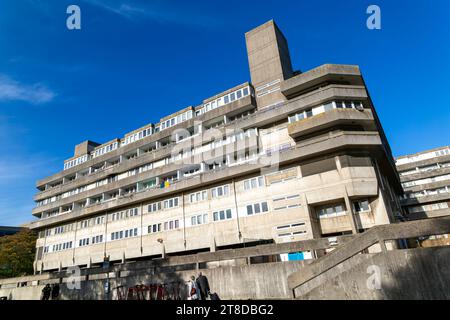 Wyndham Court, complesso di appartamenti costruiti nel 1966, Southampton, Hampshire, Inghilterra, Regno Unito Foto Stock