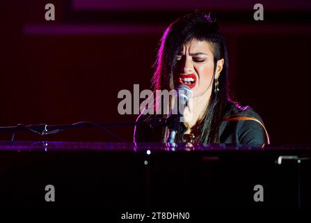 Teatro della società Lecco, Lecco, Italia, 18 novembre 2023, Dolcenera durante DOLCENERA - SPACE LIVE TOUR 2023 - Concerto di musica per cantante italiana Foto Stock