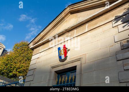 Parigi, Francia, lo stato dell'istruzione superiore e della ricerca (in francese ministere de l'enseignement superieur et de la recherche) nel quartiere latino, Foto Stock