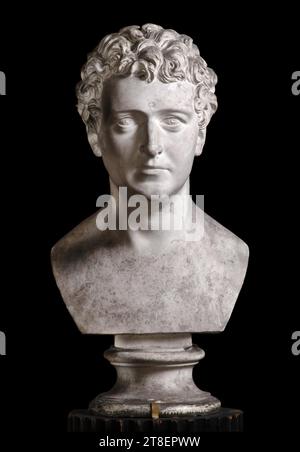 Christian (VIII) Frederik, Bertel Thorvaldsen, 1770-1844, non prima del 13 gennaio 1821, Scultura, busto, busto per ritratti, colata, altezza 58,8 cm, Scultura, europea, modernità (1800 - 1914), Italia, Lazio, Roma Foto Stock