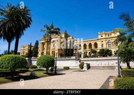 Il Museu Paulista dell'Università di San Paolo (comunemente noto a San Paolo e in tutto il Brasile come Museu do Ipiranga) è un museo di storia brasiliano Foto Stock