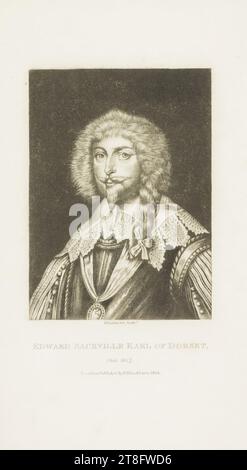 R. Dunkarton Sculpt. EDWARD SACKVILLE CONTE DI DORSET, OBIT 1657. Londra pubblicato da S. Woodburn, 1814 Foto Stock