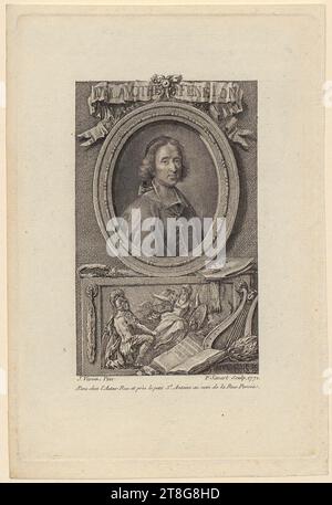 Pierre Savart (1737 - 1780)Joseph Vivien (1657 - 1734), dopo, ritratto di Fénelon Francesco di Salignac de la Mothe-Fénelon, stampa media creazione: 1771, incisione, incisione su copperplate e mezzotinta ?, dimensione foglio: 19,5 x 13,1 cm platemark: 18,4 x 11,3 cm, parte superiore centrale su impicchi con incisione "DE LA MOTHE FENELON"; in basso a sinistra con scritto "J. Vivien. Pinx'; un Foto Stock