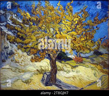 The Mulberry Tree di Vincent van Gogh. Foto Stock