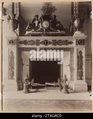 Hôtel de Rothelin, Hôtel d'Argenson, Hôtel de Charolais, Hôtel conti Grand, 7° arrondissement, Parigi, Atget, Eugène (Jean Eugène Auguste Atget), fotografo, Fotografia, fotografia, stampa di albumi, dimensioni - lavoro: altezza: 21,5 cm, larghezza: 17,3 cm Foto Stock