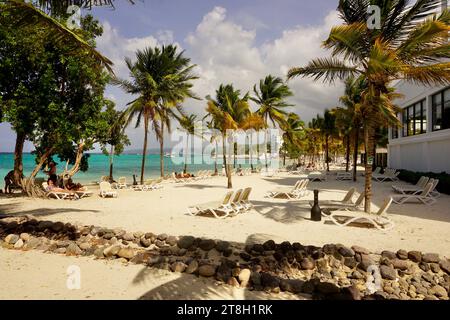 Splendidi panorami dal Riu Hotel di Ocho Rios in Giamaica Foto Stock