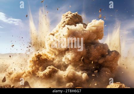 Berretto o detonatore sul sito minerario in Cina Foto Stock