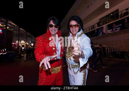 Las Vegas, Vereinigte Staaten. 18 novembre 2023. 18 novembre 2023, Las Vegas Street Circuit, Las Vegas, FORMULA 1 HEINEKEN SILVER LAS VEGAS GRAND PRIX 2023, nella foto Elvis Iwithators Credit: dpa/Alamy Live News Foto Stock