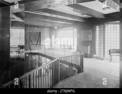 Goldman & Salatsch Commercial Building, Vienna I., Michaelerplatz 3, sala vendite, salone di ricevimento, nel mezzanino, 1909-1911, negativo, vetro negativo, piatto: 18 x 24 cm, Austria Foto Stock