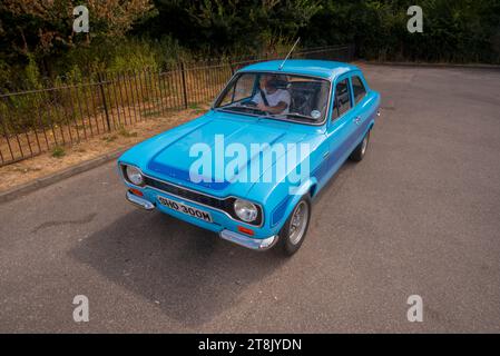 1973 Mk1 Ford Escort RS2000 classica auto sportiva britannica degli anni '1970 Foto Stock