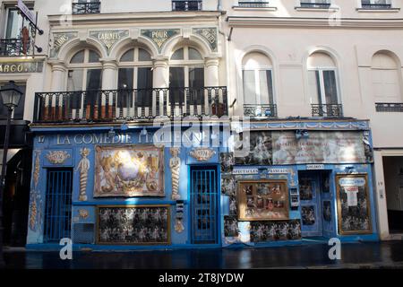 Teatro la Comédie Italienne 19 rue de la Gaîté Montparnasse, Parigi Francia Foto Stock