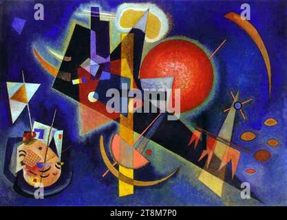 Vassily Kandinsky, 1925 - in blu. Foto Stock