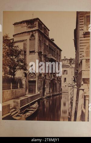 Vista veneziana anni '1850 e '07. Foto Stock