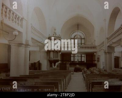 Vevey, église réformée Sainte-Claire 2. Foto Stock