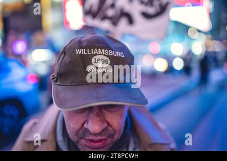 Williamsburg Cap, 1699. Foto Stock