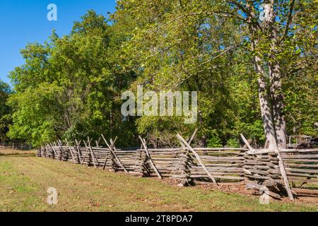 Mountain Farm Museum e Mingus Mill presso il Great Smoky Mountains National Park nel North Carolina Foto Stock