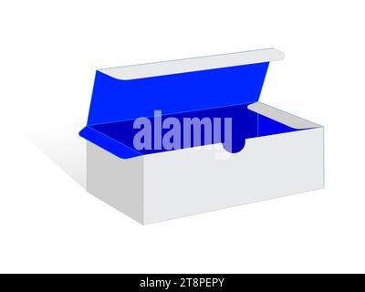 File vettoriale modificabile modello linea scatola regalo Illustrazione Vettoriale