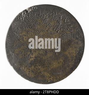 Halles et marchés de Paris: Beaussier, Ancien Régime, Numismatic, Token (numismatico), Bronzo, dimensioni - pezzo: diametro: 3 cm, peso (dimensione tipo): 8,95 g. Foto Stock