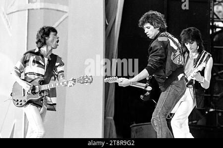 Concerto dei Rolling Stones nello stadio Feyenoord nel giugno 1982 - Rotterdam Holland vvbvanbree fotografie Foto Stock