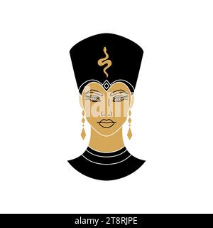 Cleopatra regina d'Egitto. Illustrazione Vettoriale