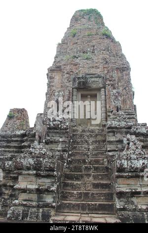 Pre-Rup, tempio Khmer, antica zona di Angkor, Cambogia. Reign of Rajendravarman, dedicato nel 961 d.C. Foto Stock