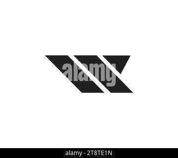 Logo HM, logo HW, modello vettoriale di design con logo M. Illustrazione Vettoriale