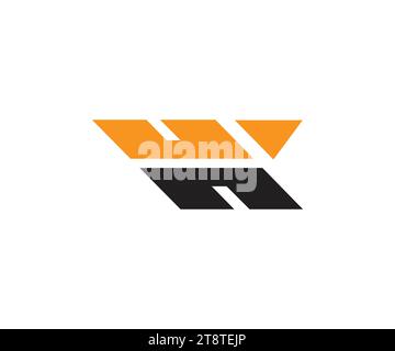 Logo HM, logo HW, modello vettoriale di design con logo M. Illustrazione Vettoriale