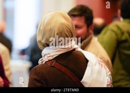 Islam Konferenz 2023 Fachtagung der Deutschen Islam Konferenz 2023 AM 21. Novembre Berlino Berlino GER *** Conferenza Islam 2023 Simposio della Conferenza islamica tedesca 2023 il 21 novembre Berlino GER Credit: Imago/Alamy Live News Foto Stock