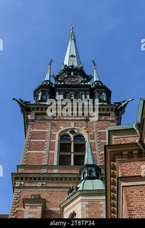 Stoccolma, Svezia, distretto Gamla Stan: La chiesa tedesca (svedese: Tyska kyrkan) a volte chiamata St Chiesa di Gertrude (svedese: Sankta Gertruds kyr Foto Stock