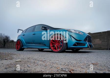 Mk3 Ford Focus ST pesantemente modificata Foto Stock