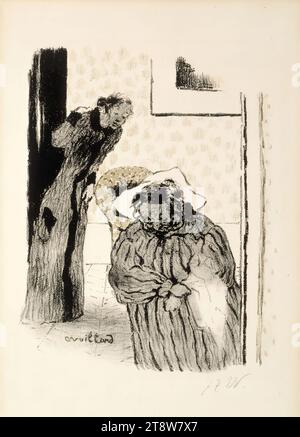 Edouard Vuillard, 11.11.1868, Cuiseaux, Saône-et-Loire, Francia, 21.6,1940, la Baule, Francia, la nonna, 30,1 x 23,8 cm, litografia Foto Stock