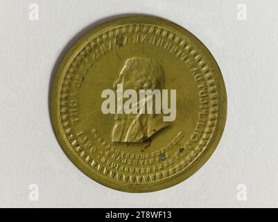 Auguste Marie Henri Picot de Dampierre (1756-1793), generale, Liénard, P. G., Medal Engraver, array, Numismatic, Medal, diametro: 5 cm, peso (dimensione tipo): 6,96 g. Foto Stock