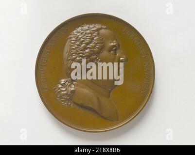 Ingresso di Luigi XVIII a Parigi il 3 maggio 1814, Galle, André, incisore in medaglie, array, Numismatics, Medal Foto Stock