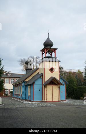 St Chiesa di Michele Arcangelo a Ciechocinek, Contea di Aleksandrów, Voivodato della Cuiavia-Pomerania, Polonia Foto Stock