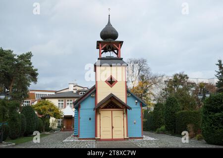 St Chiesa di Michele Arcangelo a Ciechocinek, Contea di Aleksandrów, Voivodato della Cuiavia-Pomerania, Polonia Foto Stock