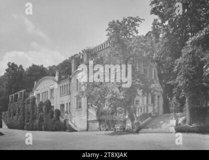 Stadio estivo a Baden bei Wien, vista esterna, Martin Gerlach jun. (1879-1944), fotografo, datato intorno al 1938-1940, vetro, negativo, altezza 17, 9 cm, larghezza 23, 9 cm, architettura, teatro, teatro (edificio), la Vienna Collection Foto Stock