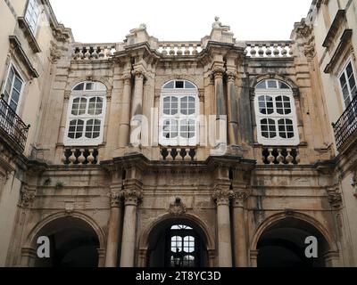 Palazzo Beneventano del Bosco, Ortigia, Ortigia, Siracusa, Siracusa, Sicilia, Sicilia, Italia, Europa Foto Stock