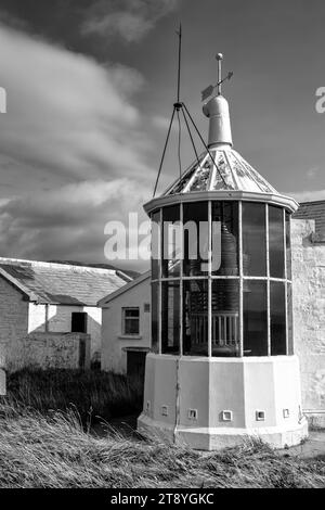 Faro di Dunree, contea di Donegal, Irlanda Foto Stock