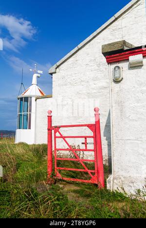 Faro di Dunree, contea di Donegal, Irlanda Foto Stock