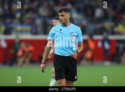 Leverkusen, Deutschland. 20 novembre 2023, Leverkusen, Deutschland, 20.11.2023, EM-Qualifikation, 10. Spieltag, Ucraina contro Italien. Credito: Juergen Schwarz/Alamy Live News Foto Stock