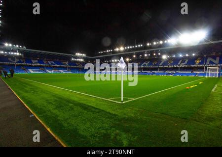 Liverpool martedì 21 novembre 2023. Vista generale di Goodison Park durante la partita del gruppo F del Campionato europeo UEFA Under 21 tra Inghilterra e Irlanda del Nord al Goodison Park, Liverpool martedì 21 novembre 2023. (Foto: Mike Morese | mi News) crediti: MI News & Sport /Alamy Live News Foto Stock