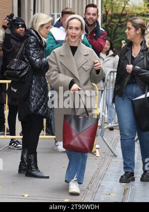 New York, NY, USA. 21 novembre 2023. Sarah Paulson ha visto al The View il 21 novembre 2023 a New York. Credito: RW/Media Punch/Alamy Live News Foto Stock