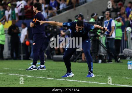 Rio De Janeiro, Brasile. 22 novembre 2023. RJ - RIO DE JANEIRO - 11/21/2023 - QUALIFICAZIONI AI MONDIALI 2026, BRASILE (foto di Fabio Giannelli/AGIF/Sipa USA) credito: SIPA USA/Alamy Live News Foto Stock