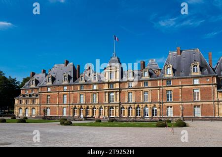 EU Castle, EU vicino a le Treport, Seine-Maritime, Normandia, Francia, Europa Foto Stock