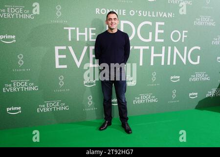 Foto del file datata 21-11-2023 di Ronnie o'Sullivan, che ha avvertito che lascerà lo snooker se gli è vietato giocare in Cina. Data di emissione: Mercoledì 22 novembre 2023. Foto Stock