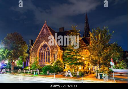 Old Cambridge Baptist Church a Cambridge - Massachusetts, Stati Uniti Foto Stock