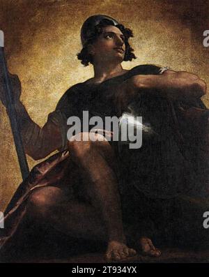 Uriel Standing in the Sun 1817 di Washington Allston Foto Stock