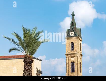 Jaffa Clock Tower. Tel Aviv. Israele Foto Stock