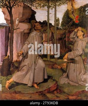 Stigmate di San Francesco c. 1487 di Bartolomeo della Gatta Foto Stock