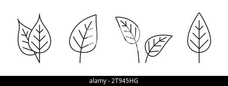 Impostare le icone a lamelle nere su sfondo bianco. Illustrazione vettoriale Illustrazione Vettoriale